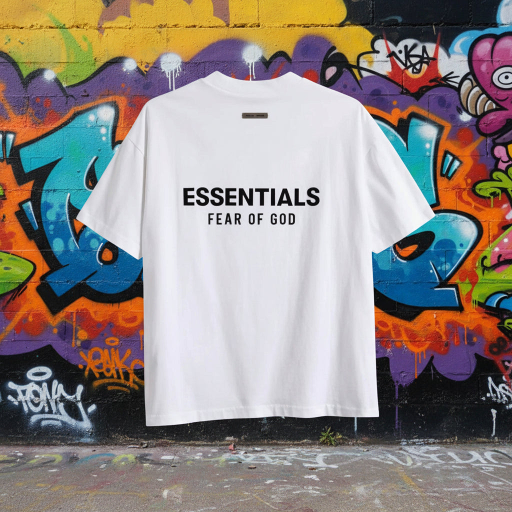Fear of God Essentials Classic Short Sleeve Tee Bright White