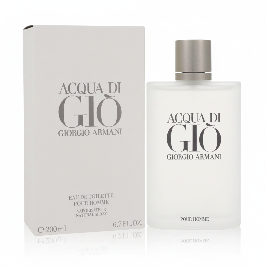 Acqua Di Gio by Giorgio Armani Eau De Toilette Spray 6.7 oz for Men