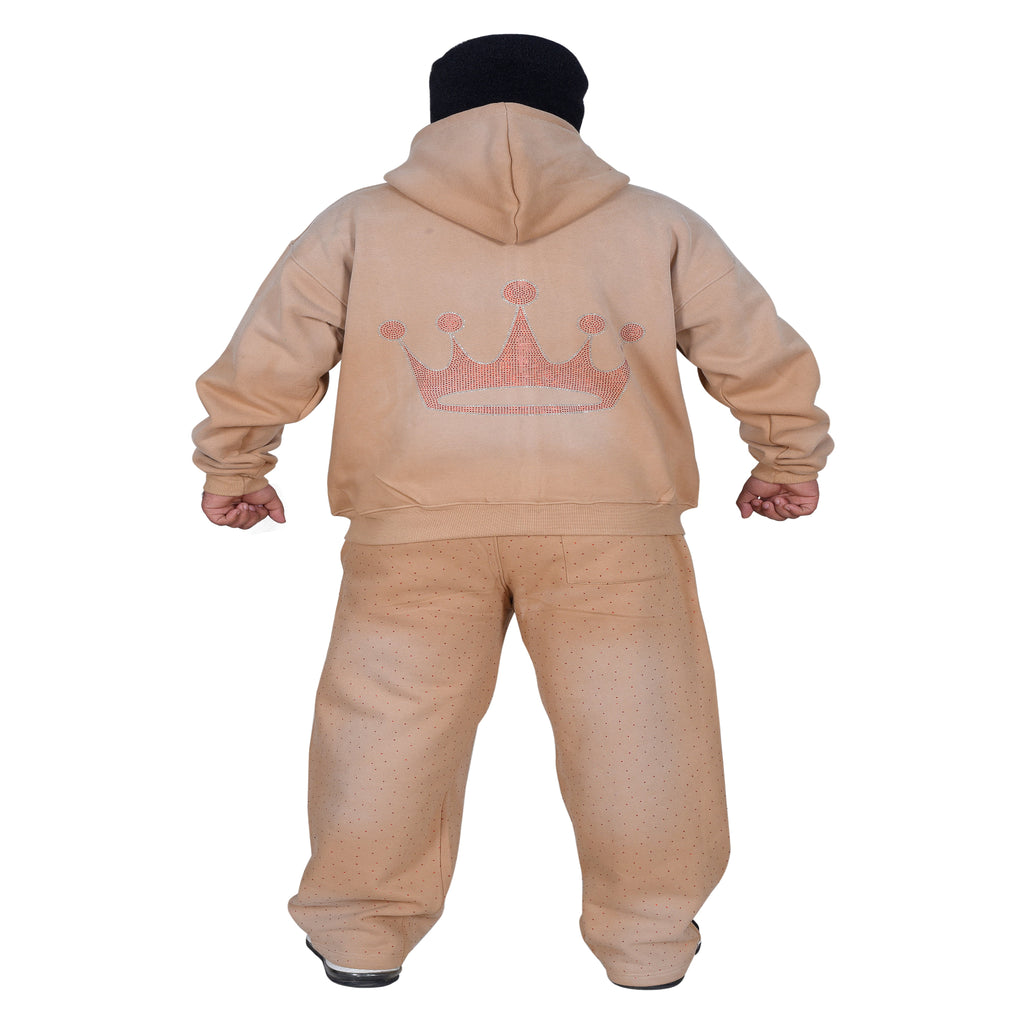 Men’s Urban Streetwear Two-Piece Tracksuit – Rhinestons