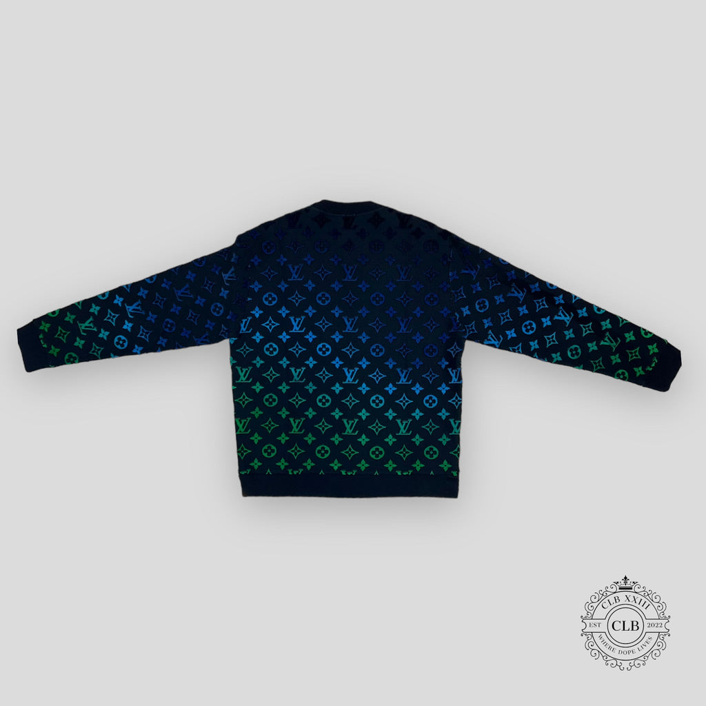 Louis Vuitton Gradient Monogram Crewneck in Multicolor