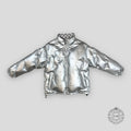 Louis Vuitton Reversible Monogram Puffer Jacket in Silver