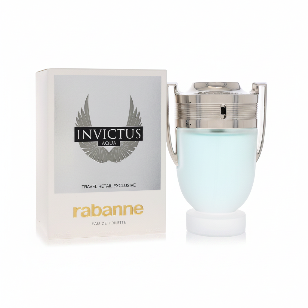 Invictus Aqua by Paco Rabanne Eau De Toilette Spray 3.4 oz for Men