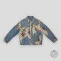 LOUIS VUITTON DESTROYED WORKWEAR DENIM JACKET - BLUE