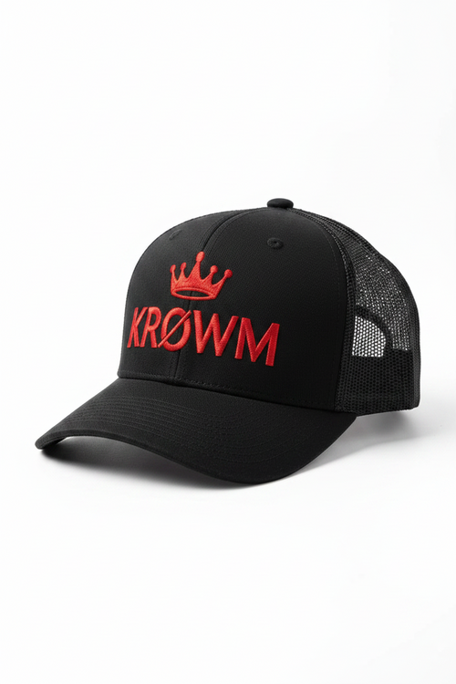 KRØWM Red Crown Trucker Hat
